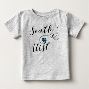 T-shirt Pour Bébé Coeur du pavillon sud de l'Uist, Hébrides extérieu