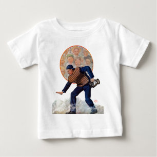 T-shirt Pour Bébé Coffre-fort au plat