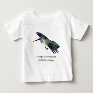 T-shirt Pour Bébé Colibri de Calliope avec le nom