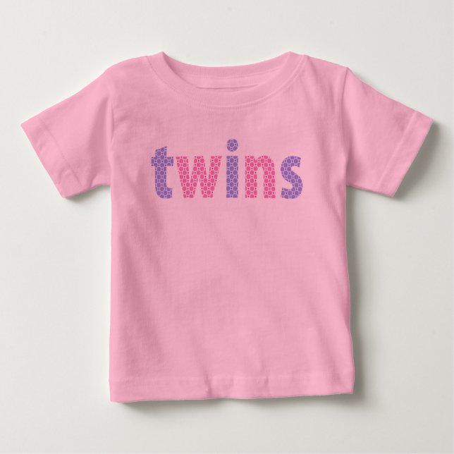 T-shirt Pour Bébé COLLECTION DE VINS - filles {violet + rose} (Devant)