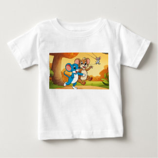 T-shirt Pour Bébé Collection Hamster Hustle