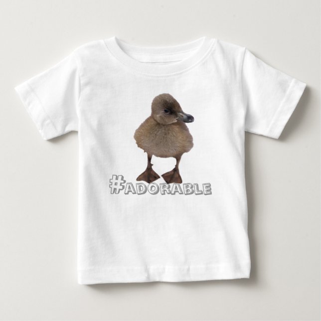 T-shirt Pour Bébé Colliers gris adorables photo (Devant)