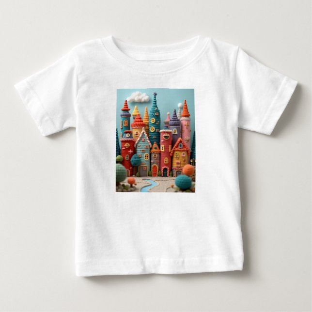 T-shirt Pour Bébé Colonie pour enfants (Devant)