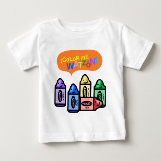 T-shirt Pour Bébé Color Me Watzón ©
