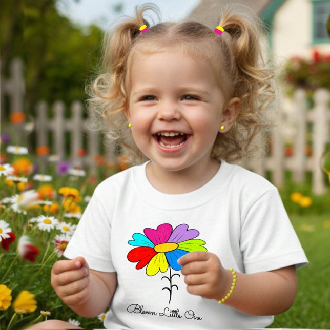 T-shirt Pour Bébé Colorful flower (Créateur téléchargé)