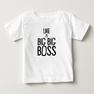 T-shirt Pour Bébé Comme un gros patron