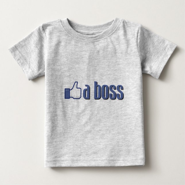 T-shirt Pour Bébé Comme un pouce de patron (Devant)