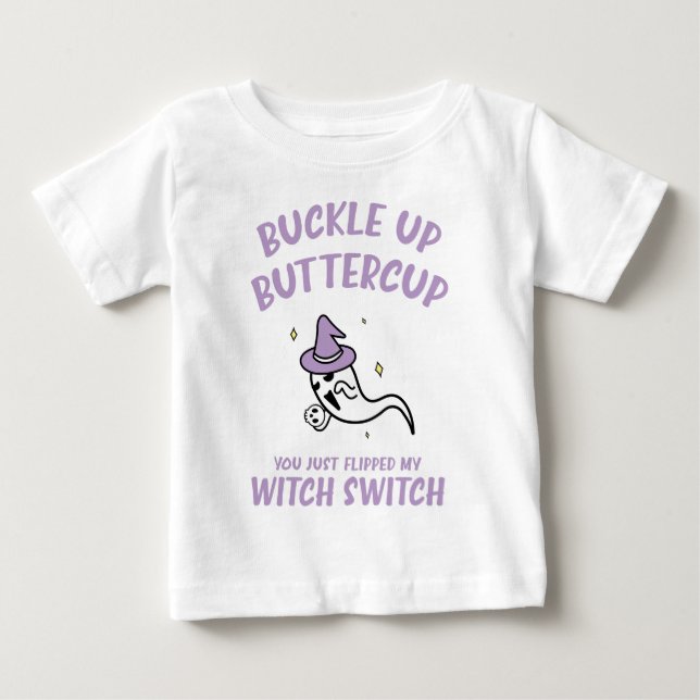 T-shirt Pour Bébé Commutateur de sorcière pour la coupe-papillon Hal (Devant)