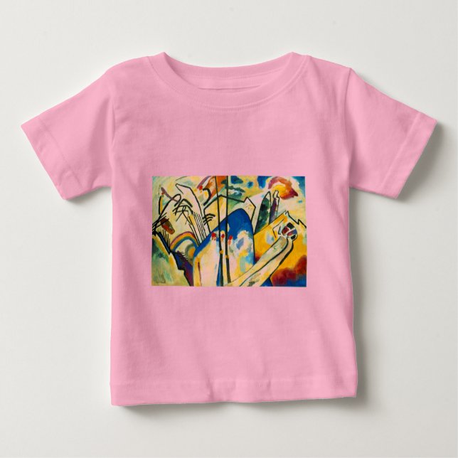 T-shirt Pour Bébé Composition IV de Kandinsky (Devant)