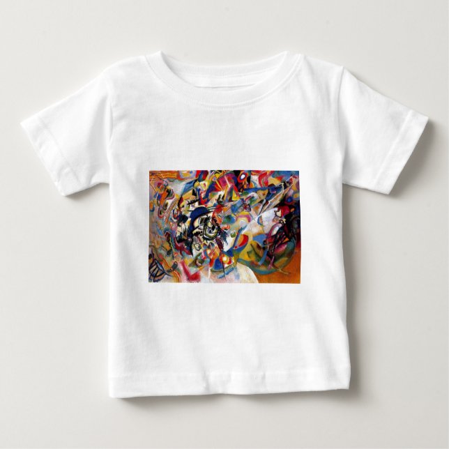 T-shirt Pour Bébé Composition VII de Kandinsky (Devant)