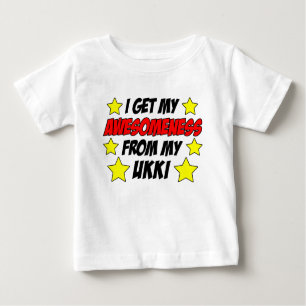 T-shirt Pour Bébé Compréhension De Mon Ukki
