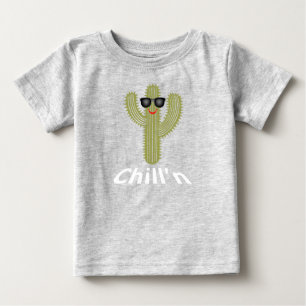 T-shirt Pour Bébé Conception Cactus Détente - T-Shirt bébé en jersey