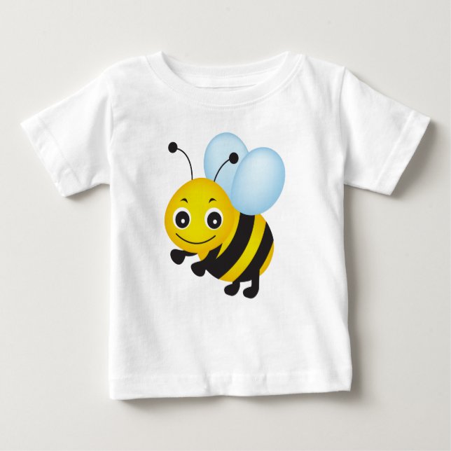 T-shirt Pour Bébé Conception d'abeilles (Devant)