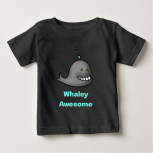 T-shirt Pour Bébé Conception de baleine drôle et géniale de Whaley
