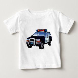 T-shirt Pour Bébé Conception de caricatures pour enfants de la polic