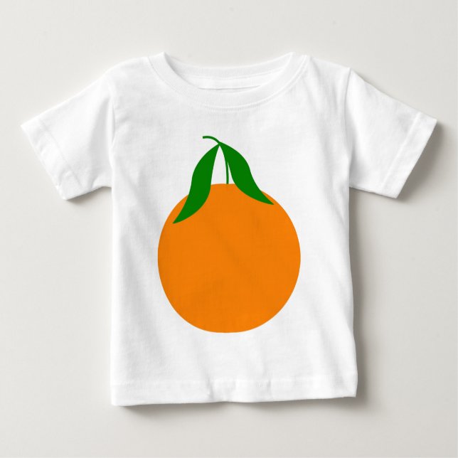 T-shirt Pour Bébé conception de clémentine (Devant)