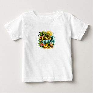 T-shirt Pour Bébé Conception de paradis tropical Tropic Vibes