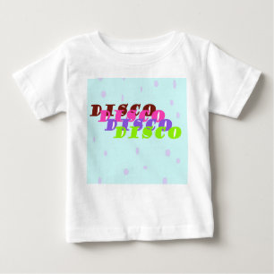 T-shirt Pour Bébé Conception moderne des devis Pastel Color Disco