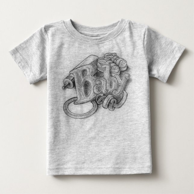 T-shirt Pour Bébé Conception personnalisée Baby Onsie (Devant)
