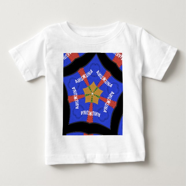 T-shirt Pour Bébé Conception Tribale Africaine : Hakuna Matata (Devant)