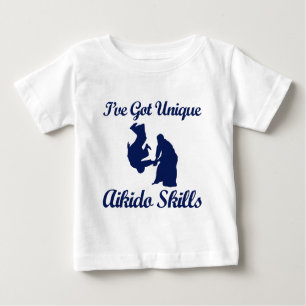 T-shirt Pour Bébé conceptions d'art martial d'aikido