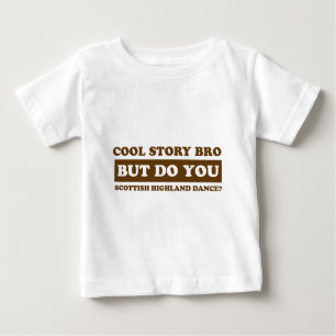 T-shirt Pour Bébé Conceptions des montagnes écossaises de danse