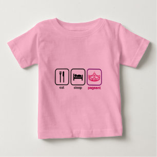 T-shirt Pour Bébé Concours du sommeil de Mat