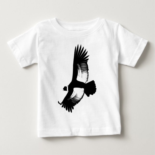 T-shirt Pour Bébé Condor andin volant (Devant)