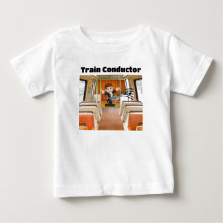 T-shirt Pour Bébé Conducteur de train Locomotive Melody par Funnycom