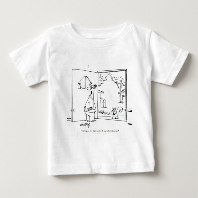 T-shirt Pour Bébé Conducteur vide d'oiseau (Devant)