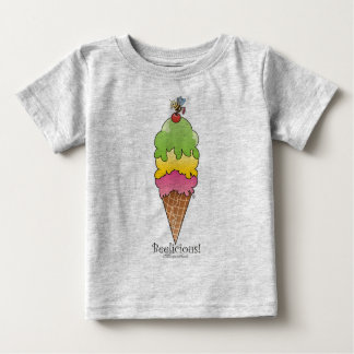 T-shirt Pour Bébé Cône de crème glacée