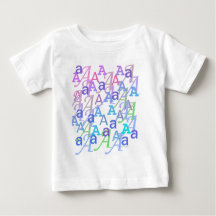 Confettis de lettres "A"