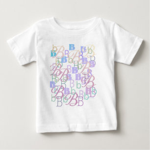 T-shirt Pour Bébé Confettis en forme de lettre "B"