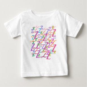T-shirt Pour Bébé Confettis en forme de lettre "Z"
