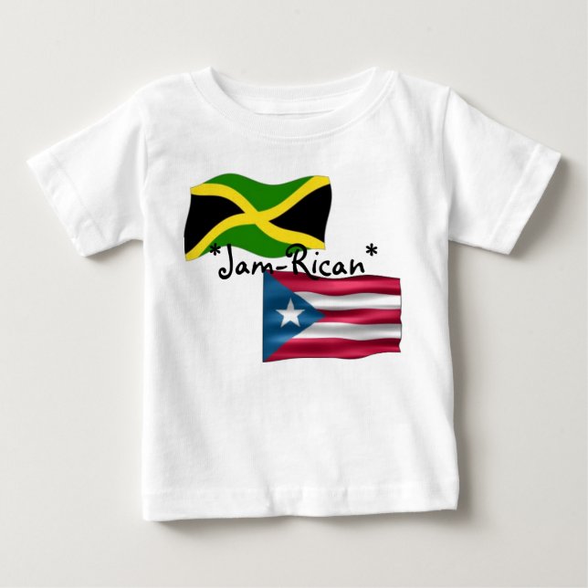 T-shirt Pour Bébé Confiture-Rican (Devant)