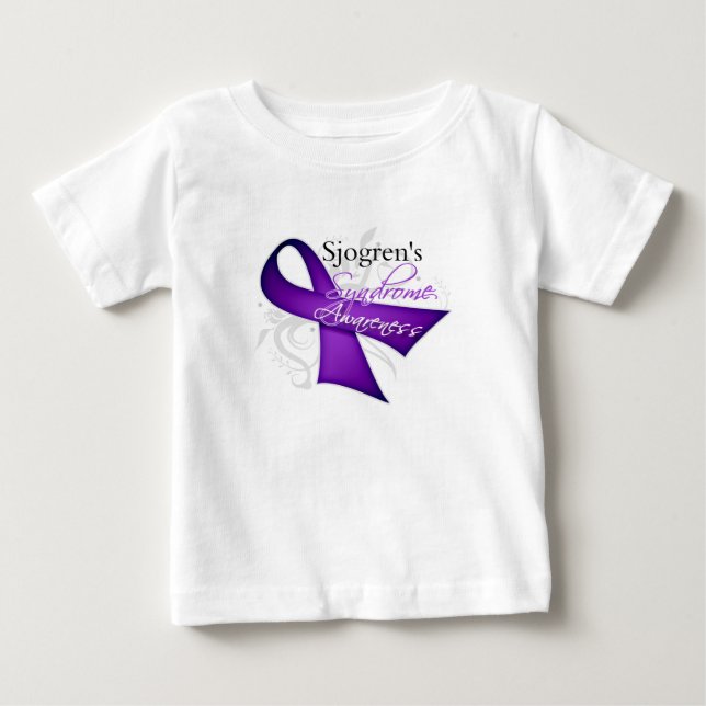 T-shirt Pour Bébé Conscience de syndrome de Sjogren (Devant)