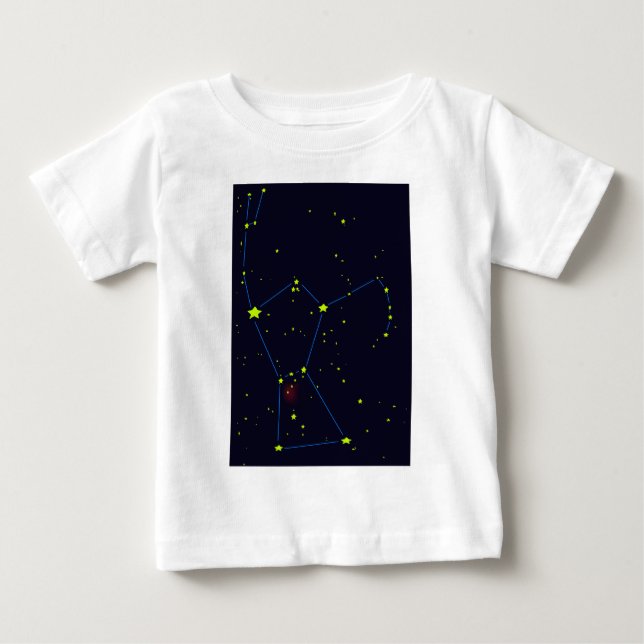 T-shirt Pour Bébé Constellation Orion (Devant)
