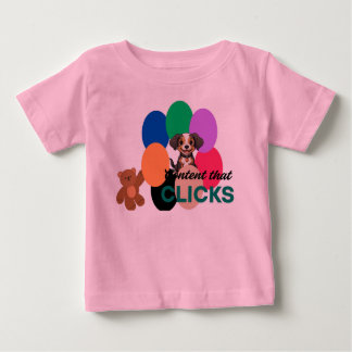 T-shirt Pour Bébé Content That Clicks