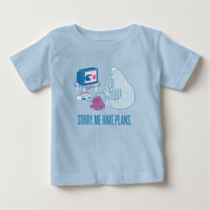 T-shirt Pour Bébé Cookie Monster   Désolé, J'Ai Des Plans