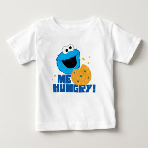 T-shirt Pour Bébé Cookie Monster Moi Affamé !