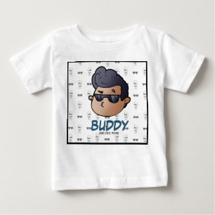 T-shirt Pour Bébé Cool points garçon portant lunettes de soleil T-sh