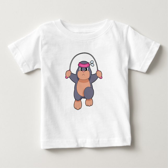 T-shirt Pour Bébé Corde Mole Fitness (Devant)