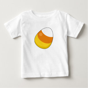 T-shirt Pour Bébé Corne de bonbons d'Halloween