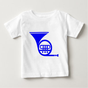 T-shirt Pour Bébé Corne française - Bleu