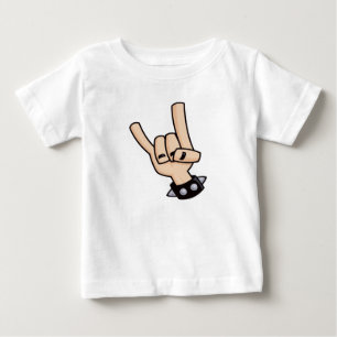 T-shirt Pour Bébé Cornes diaboliques en métal lourd