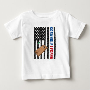 T-shirt Pour Bébé Cornhole Legend USA