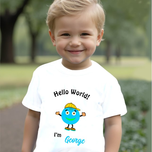 T-shirt Pour Bébé Corps rond mignon (Créateur téléchargé)