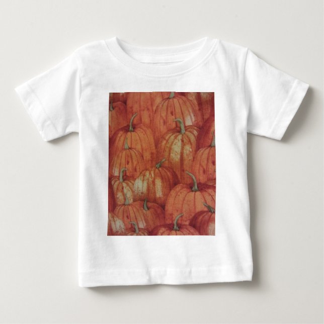 T-shirt Pour Bébé Correctif citrouille (Devant)