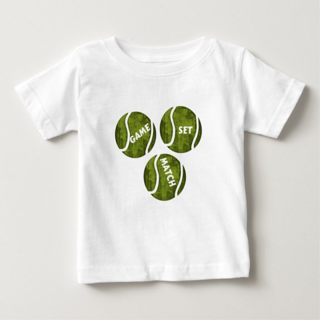 T-SHIRT POUR BÉBÉ CORRESPONDANCE DE JEU (Devant)