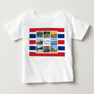 T-shirt Pour Bébé Costa Rica